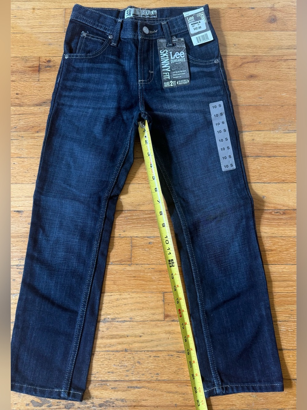 Lee Boys Dungarees Skinny Fit Jeans Size 10 Slim (10 S)